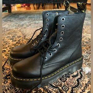 Jaden 3 Dr. Martens Pisa Leather Platforms